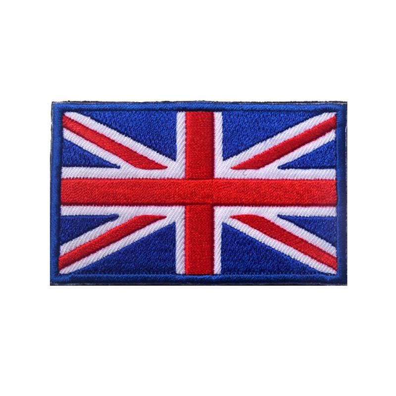 Unique And Stylish Embroidered Patch British Flag Design 8*5cm Size