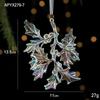 Colorful Acrylic Ice Crystal Christmas Tree Ornaments