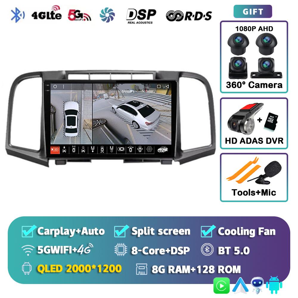 Android14 Carplay Auto For Toyota Venza 2008 - 2012 2013 2014 2015 2016 Car Radio Multimedia Player Video Stereo WIFI+4G BT 2DIN