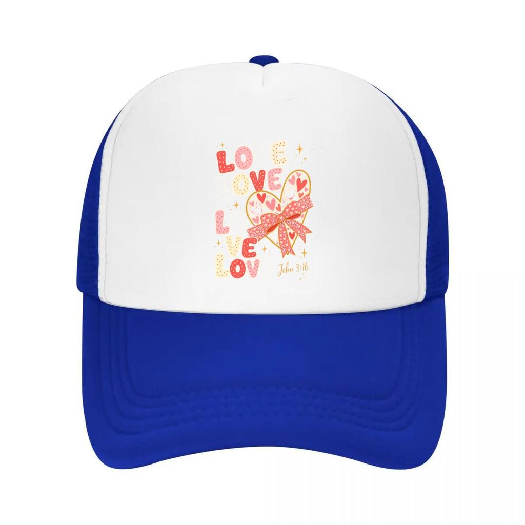 Layered Valentine Love Heart Bow Typ Mesh Baseball Cap Casual Hat Outdoor For Womens Unisex FeUnisex