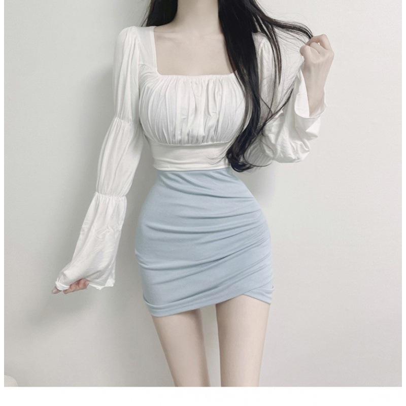 

Dongdaemun Pleated High-Waist Skirt - Versatile, Slim, Korean Short Style One Size