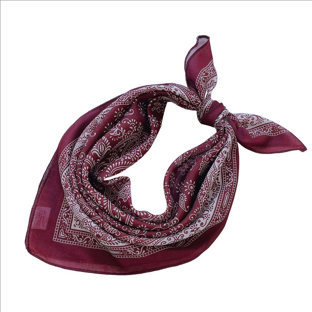 Women's Premium Versatile Small Square Scarf: Unique Paisley Design Head Cover & Neck Scarf