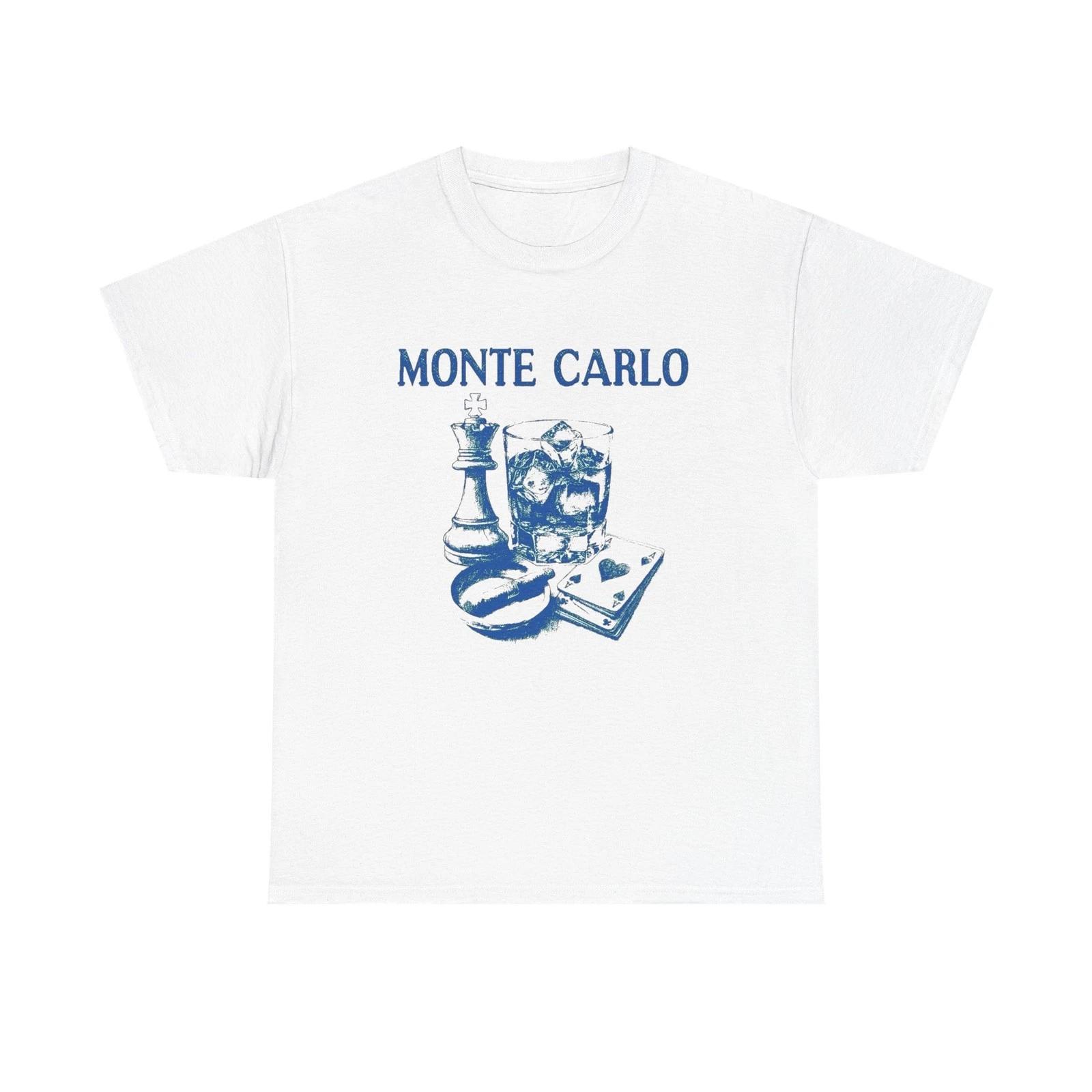 

Monte Carlo Vintage Graphic T Shirt Unisex Heavy Cotton Tee XL