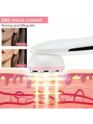 2026 Mini for Face Skin LED Rejuvenation Wand Face Skin Care Massage Beauty Device,Facial Beauty Massager Rechargeable