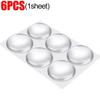 300/6 Stück Selbstklebende Transparente Türstopper Gummidämpfer Puffer Schrankpuffer Silikonmöbelpunkte Kissen Schutzpolster