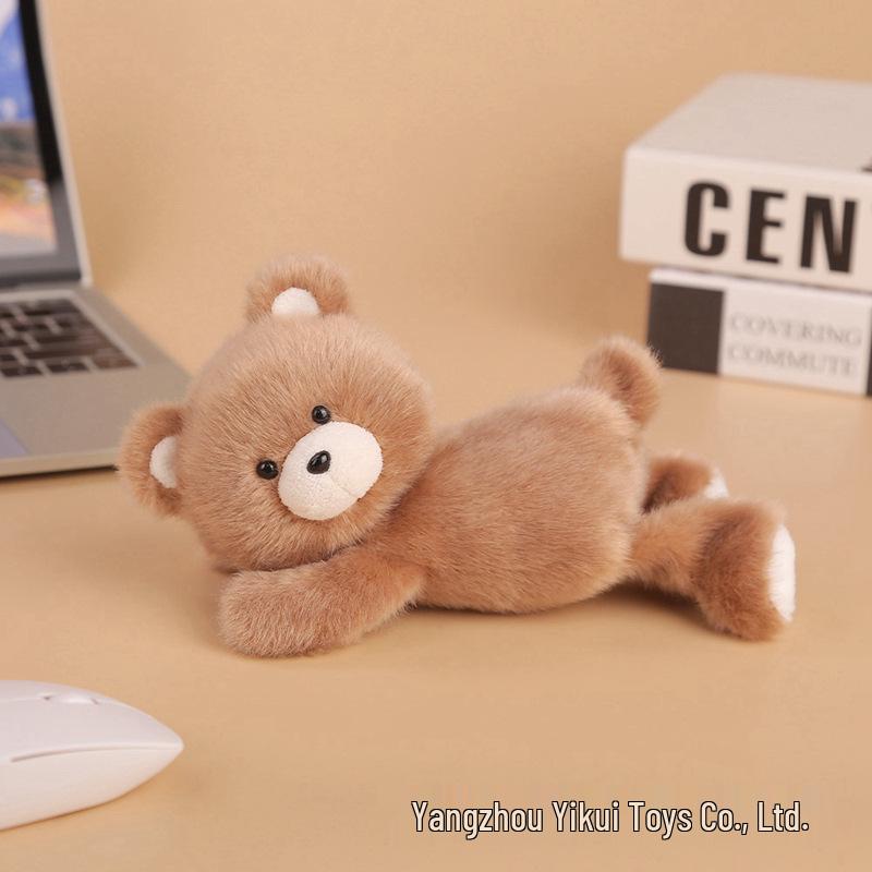Animal Wrist Support Plush Toy Mouse Pad - Bear, Elephant, Dinosaur Office Ornament