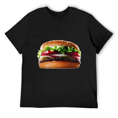 Hamburger T-Shirt Blue Archive Topping Clothes for Men