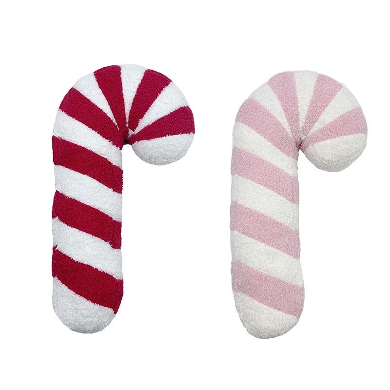 Christmas Candy Cane Pillows Plush Adorable Animal Shaped Toy Soft And Cuddly 45cm