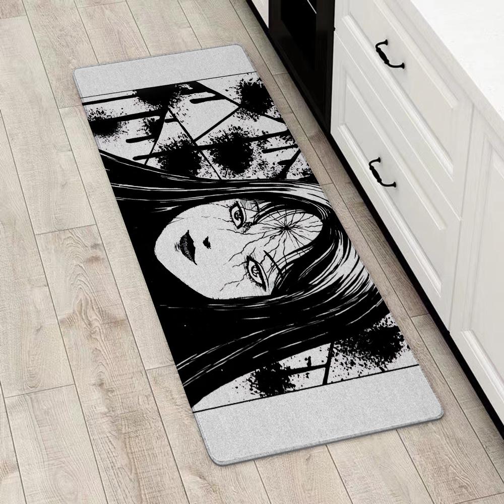 Entrance Front Door Doormat Anime Junji Ito Tomies Non-slip Kitchen Rug Living Room Rugs Balcony Bathroom Foot Mat Floor Mats