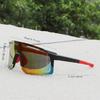 Men's and Women's Large Frame Glasses Fashionable Colored Glasses