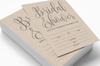 Inkdotpot 30A  Kraft RusticA  Fill-In Style Bridal Shower Invitations Wedding Blank