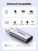 UGREEN USB to Headphone Jack External Sound Card TRRS with Integrated Microphone and Headphone Direct Ideal for Raspberry Windows and More 3.5mm