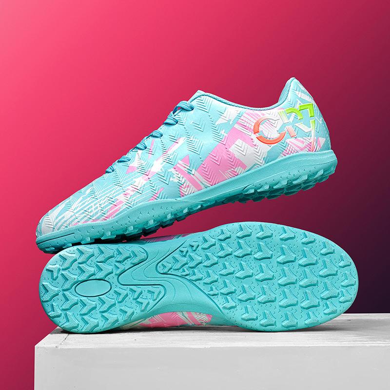 Jinjiang Factory Adult Football Shoes Men's and Women's Gelatinous Spikes Boys' Teenagers Broken Nails Training Competition Sports