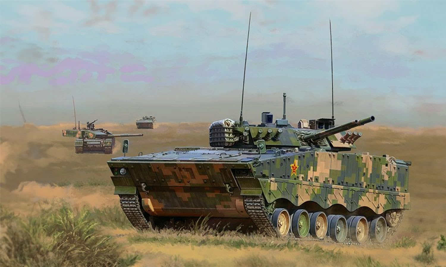 

Боевая машина пехоты Zimi model пластиковая модель ZM35042 1/35 ZBD-04A (бак)