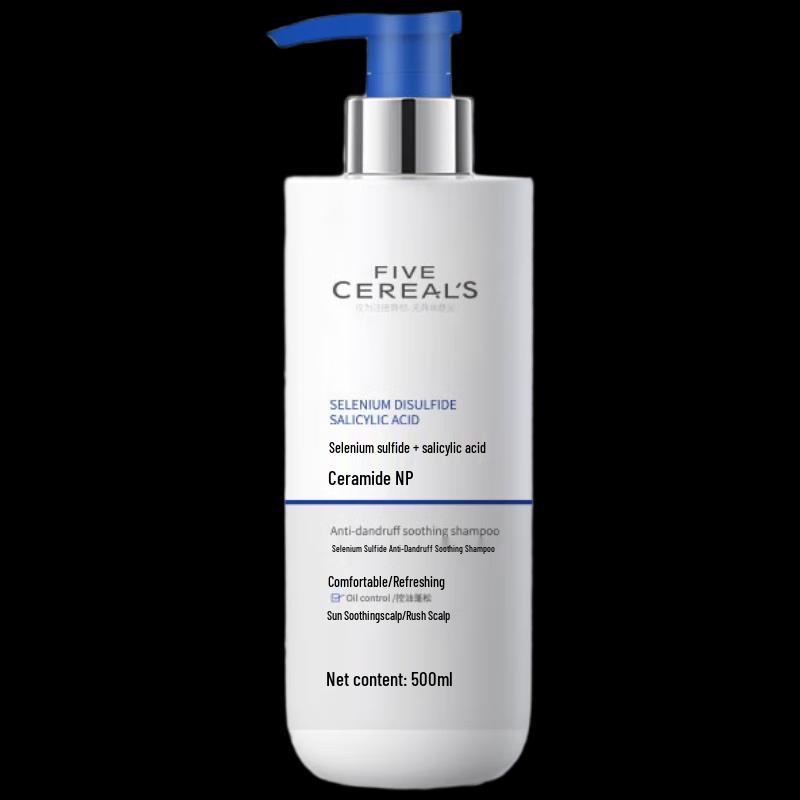 Корейский шампунь против перхоти с сульфидом селена и пятью злаками