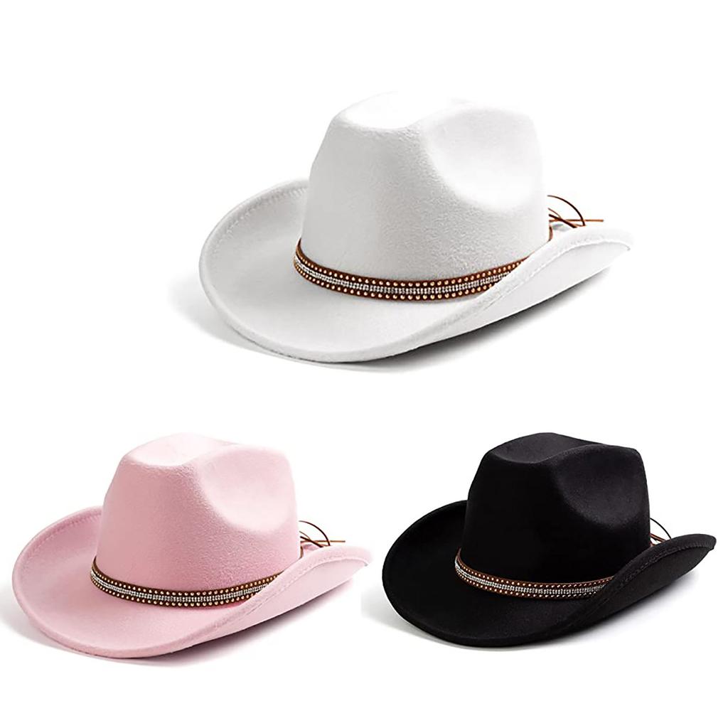 Wide Brim Cowboy Hat Knight Hat for Bachelorette Party Music Festival Versatile for Club Stage Bar Photo Props