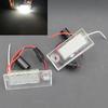 No Error Number Led License Plate Light For A6 C5 4B Sedan 1997~2004 LED Car CanBus Bulb 12V White