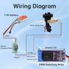 5-12V 20A PWM Relay Switch 1 Channel Servo Signal LED Indicate DIY Electronic Kit for Aircraft Remote Controller