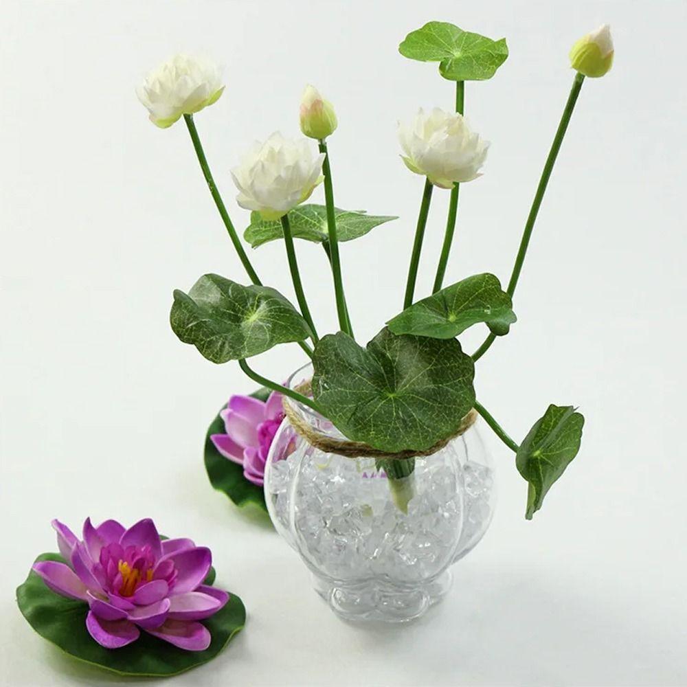 Künstliche Lotusblume aus Kunststoff Lebensechte Simulation Lotus Mini Seidenlotus Hochzeit