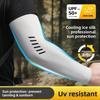 1Pair Summer Arm Sleeves for Running Outdoor Cycling Driving Breathable Ice Silk Elastic Sun Protection Men Women Arm Cover