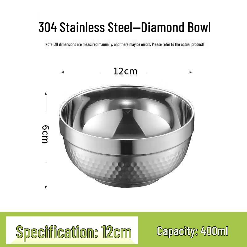 Shunbo Hongyang 304 Stainless Steel Double-Wall Insulated Bowls