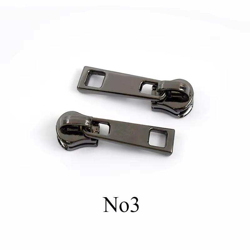 Meetee 5/10Pcs 3# 5# 8# Metal Zipper Puller Sewing Zippers Slider for Clothes Bag Pocket Zips Repair DIY Hardware Accessories