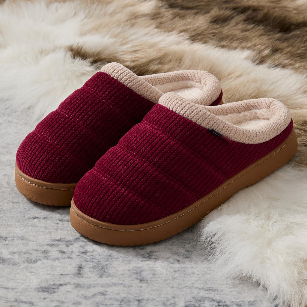 Winter Women Home Slippers Plush Warm Flat Slides Breathable Soft Non-slip Slippers Indoor Outdoor Men Casual Slippers