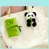 Bamboo Panda Plush Keychain Toy With Soft Pp Cotton For Kids Backpack Accessories