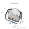 Portable Pet Carrier: Ideal for Small Birds, Pigeons, Lizards, Hamsters, and Cockatiels