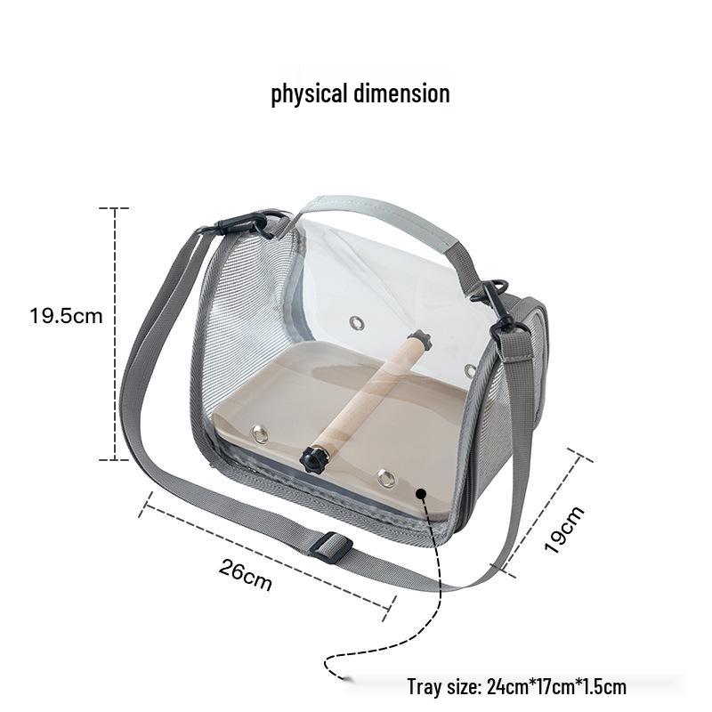 Portable Pet Carrier: Ideal for Small Birds, Pigeons, Lizards, Hamsters, and Cockatiels
