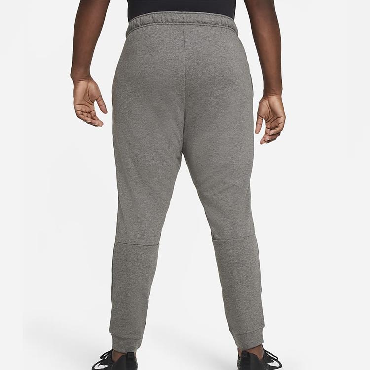 Nike Dry Solid Logo Elastic Waist Cuffed Sports Pants Men Pants Charcoal CZ6379-071