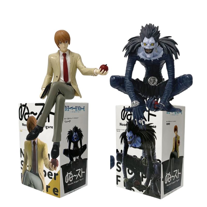 8/16Cm Anime Death Note Figure L Lawliet Ryuk Holding Apple Model For Car Ornament Figurine Fans Collection Christmas Gift