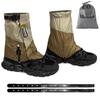 UNIQOCK Short and Long Gaiters for Outdoor Activities, Leg Covers for Hiking and Mountaineering, Waterproof, Lightweight, Durable, Easy To Put On and