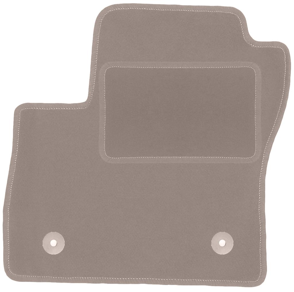 Beige driver's mat for: Ford Grand C-MAX minivan (2011-2015)