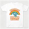 Unisex Big Fan Of Huunisex Rights Graphic Tshirt Rainbow Fan Print Casual Short Sleeve Funny Humor Streetwear Tee Unisex Unisex Gift