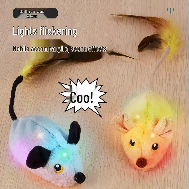 Intelligent Automatic Electric Mouse Toy for Cats - Plush Self-Amusement Toy for Children