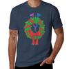 Runcible Monsters Christmas Wreath Tshirt Breathable Travel Tshirt