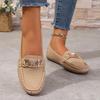 Scarpe Casual da Donna Slip-on Mary Jane Primavera Autunno Nuova Moda Punta Rotonda Tinta Unita Suola Morbida Mocassini Piatti Zapatos De Mujer