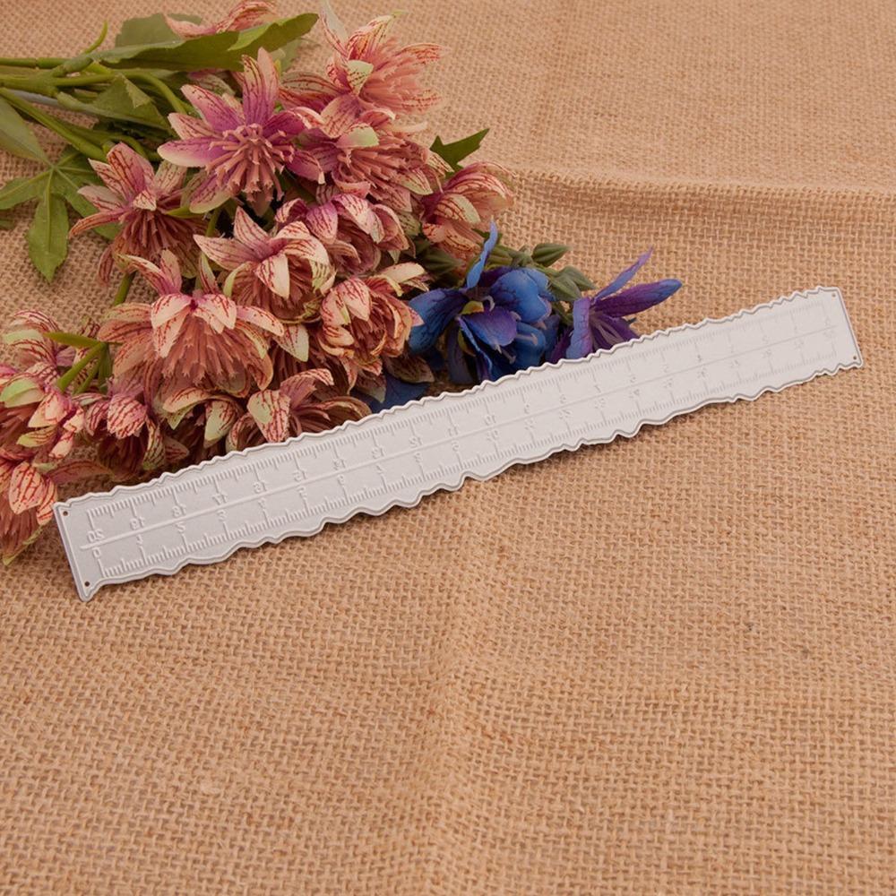 Cutting Die Carbon Steel Paper Tearing Ruler Wavy Edge Embossing Deckle Edge Ruler Decorative Irregular Edge Ruler Drawing