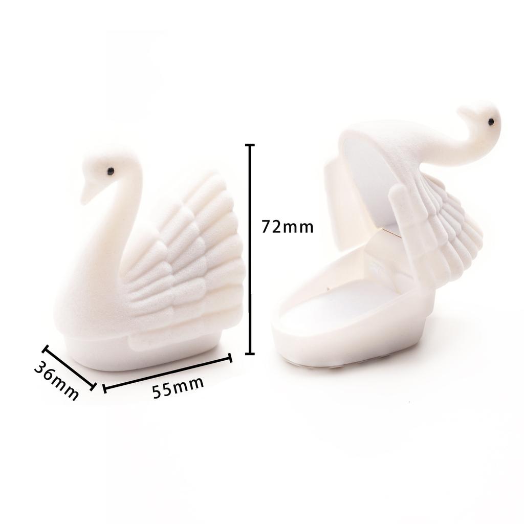 One Piece Velvet Jewelry Box Gift Box Container Wedding Ring Box Ring Case Earrings Holder for Jewelry Display& Jewelry Package