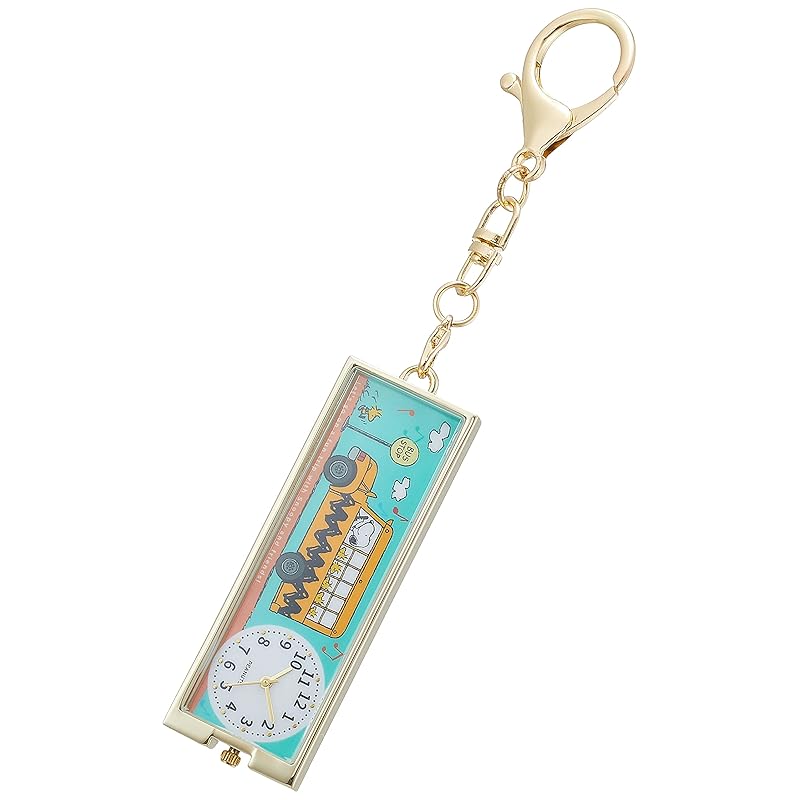 

[Field work] pocket watch analog snoopy key chain watch white dial PNT019-2 ladies