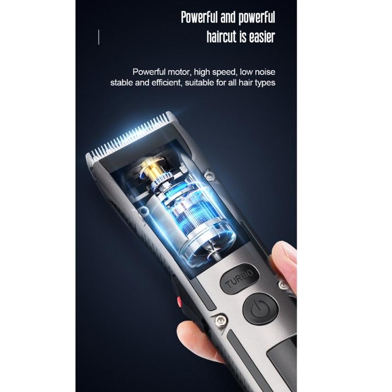 Rechargeable Wireless Hair Trimmer Grooming Cutter Electric Shear Beard Hair Cutting Machine Edge Outline Fast Charging