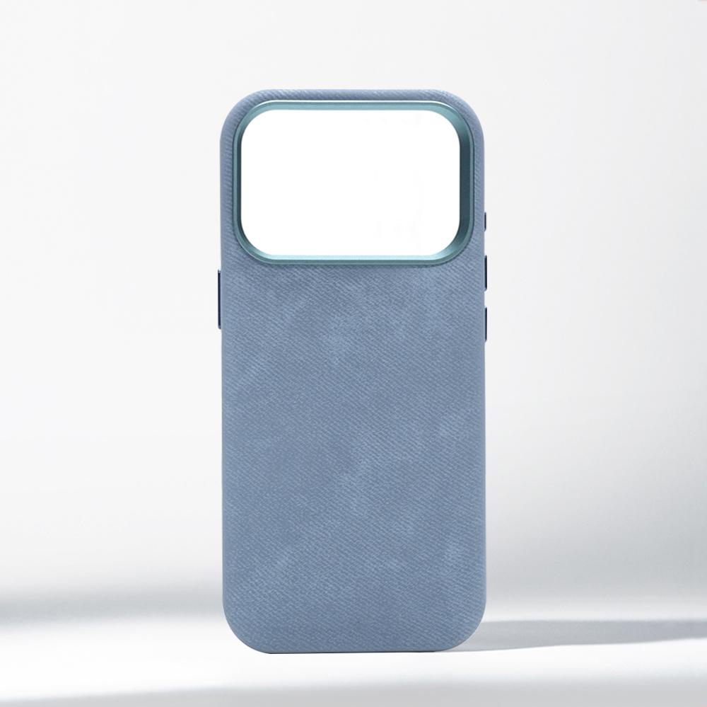 Luxury Shockproof Magnetic Fiber Leather Case For iPhone 17 Air 16 Pro Max 15 14 Plus 13 12 For Wireless Charging Protect Cover