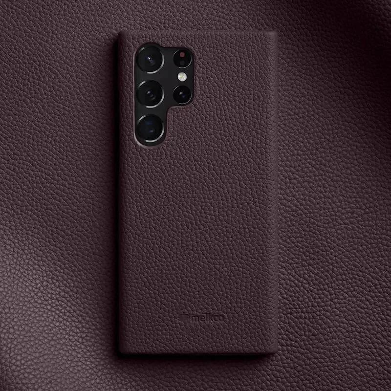 

100% Натуральна Шкіра Чохол для Samsung Galaxy S23 S24 S25 Ultra Ретро Pull-up Коров яча Шкіра Захисний Чохол для S25 Ultra For Galaxy S25 фіолетовий