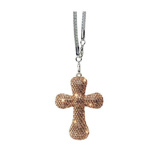 Rhinestone Car Hanging Ornament Bling Pendant for Rearview Mirror Sparkling Decoration for Bag
