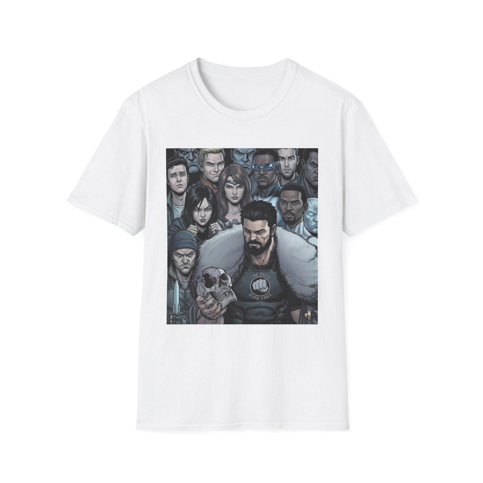 The boys clothing, The boys as the Viltrumite family comic book art, invincible clothing, Graphic tshirt, unisex 2XL