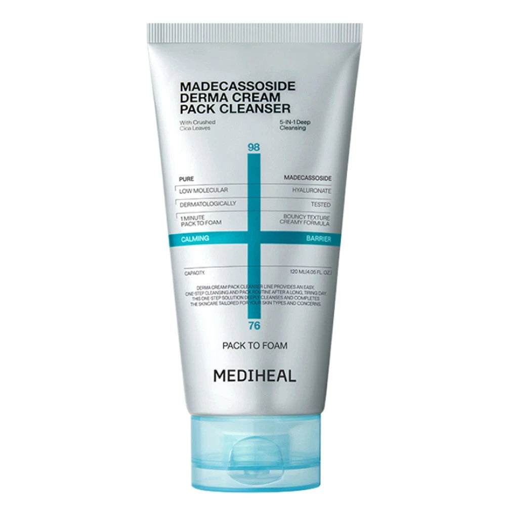 Mediheal Madecassoside Derma Cream Pack Cleanser 120ml