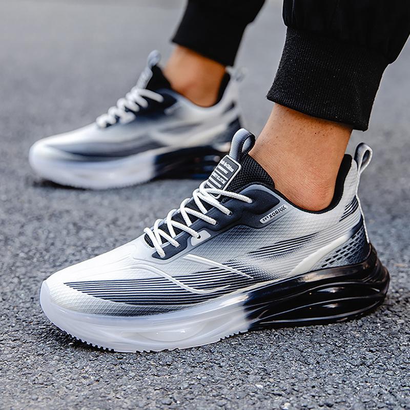 Men Summer Sports Sneakers Breathable Lightweight Mesh New LargeSize Running Shoes Cushioning Sneaker Uppers Outdoor Jogging Large Size