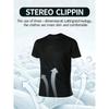 Taglie Europee T-shirt Nuova da Uomo con Logo Geco Rosso, Sfondo Nero con Scritta Bianca in Grassetto e Elementi di Design Trendy