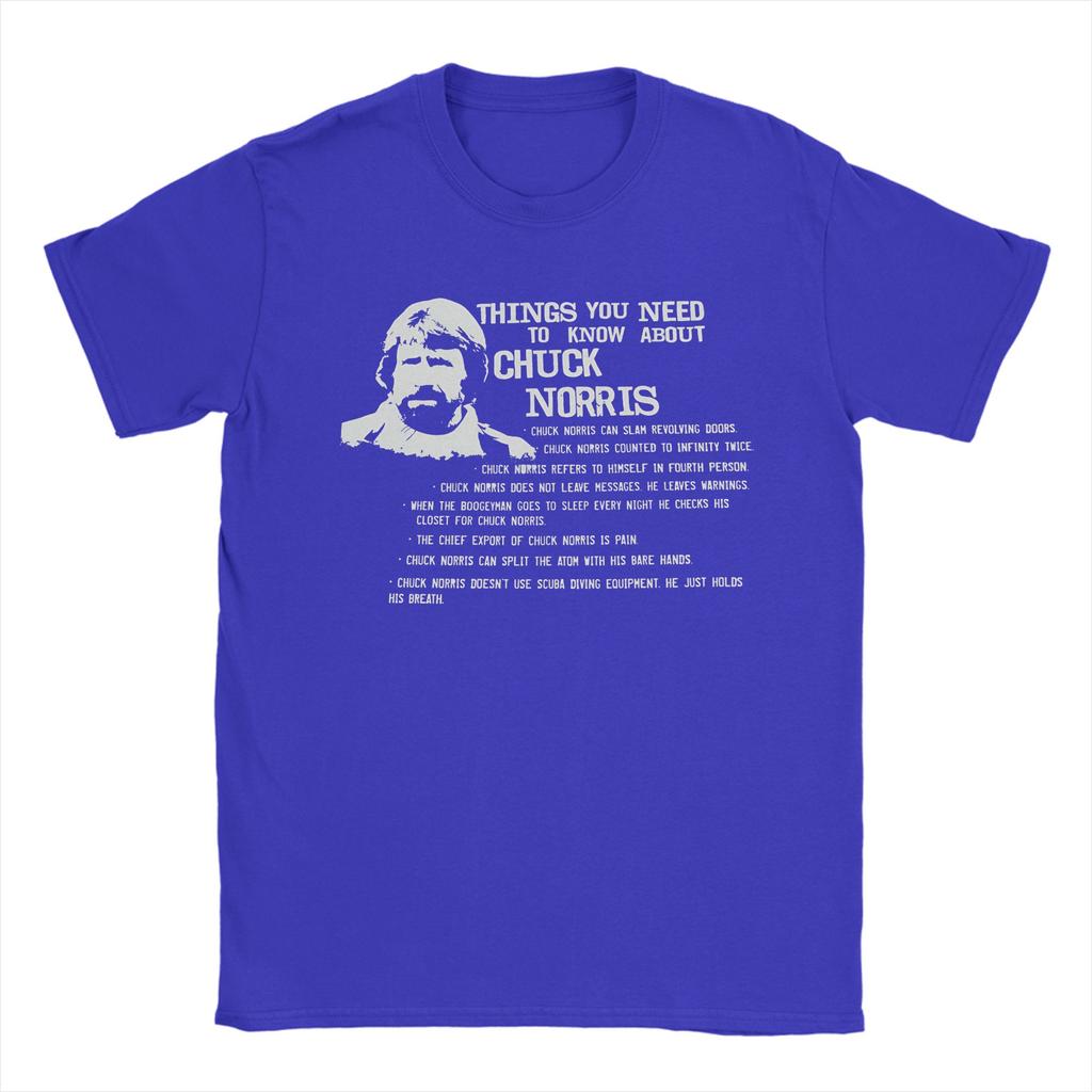 Chuck Norris Walker Texas Ranger and Chuck Norris Facts Meme Jokes TShirts Hipster Awesome Pure Cotton Clothing Birthday Gift